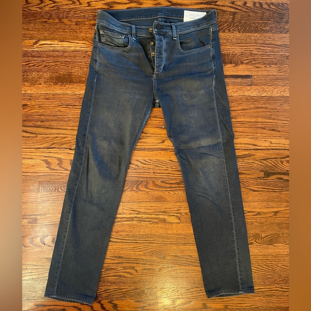 rag & bone Men's Dark Blue Jeans 31W